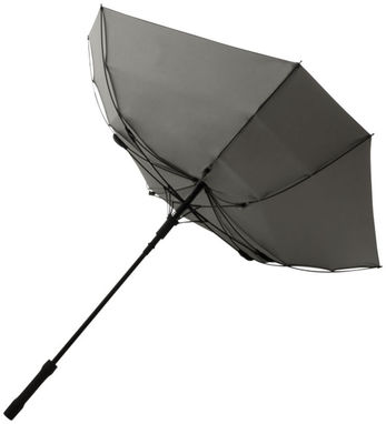 Зонт  23,5'', цвет сплошной черный, серебристый - 10906501- Фото №4