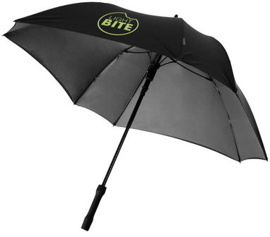 Зонт  23,5'', цвет сплошной черный, серый - 10906504- Фото №2