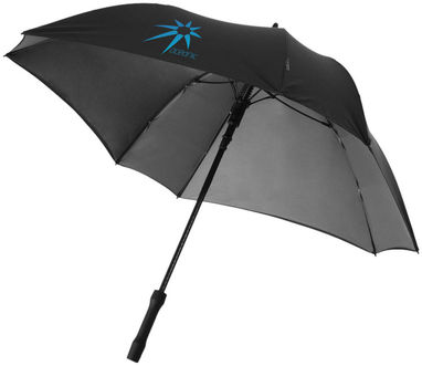 Зонт  23,5'', цвет сплошной черный, серый - 10906504- Фото №3
