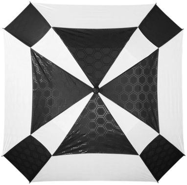 Парасолька Cube  30'', колір білий, суцільний чорний - 10907800- Фото №3