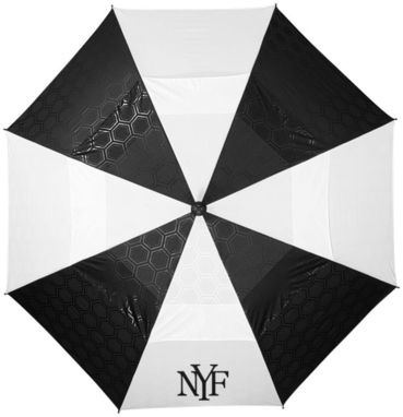 Зонт автоматический Champions 27'', цвет белый, сплошной черный - 10907900- Фото №3