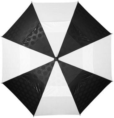 Зонт автоматический Champions 27'', цвет белый, сплошной черный - 10907900- Фото №4