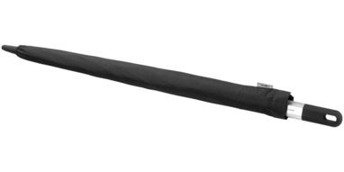 Зонт автоматический  27'', цвет сплошной черный - 10908000- Фото №4