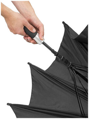 Зонт автоматический  27'', цвет сплошной черный - 10908000- Фото №6