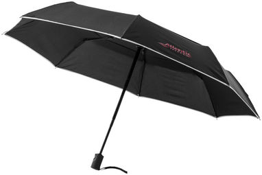 Зонт автоматический 21'', цвет сплошной черный - 10908300- Фото №2