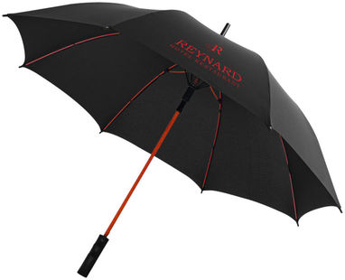 Зонт 23'', цвет сплошной черный, красный - 10908701- Фото №2