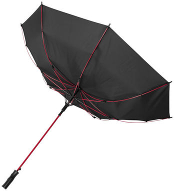 Зонт 23'', цвет сплошной черный, красный - 10908701- Фото №6