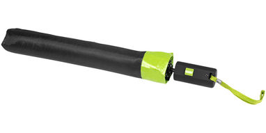 Зонт Spark  21'', цвет сплошной черный, зеленый - 10909102- Фото №5