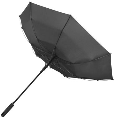 Зонт автоматический Noon  23'', цвет сплошной черный - 10909200- Фото №4