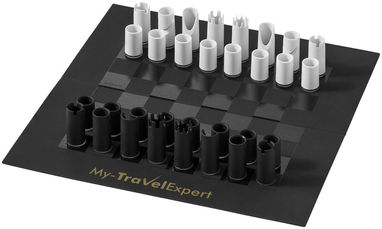 Шахматы Pioneer, цвет сплошной черный - 11005100- Фото №2