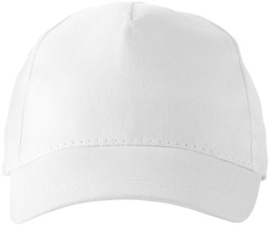 Детская кепка Memphis из 5 панелей, цвет белый - 11103600- Фото №3