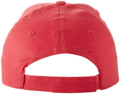 Дитяча кепка Memphis з 5 панелей, колір червоний - 11103606- Фото №4