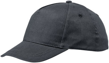 Дитяча кепка Memphis з 5 панелей, колір сірий - 11103614- Фото №1