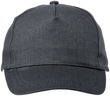 Дитяча кепка Memphis з 5 панелей, колір сірий - 11103614- Фото №3