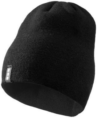 Лыжная шапочка Level, цвет сплошной черный - 11105301- Фото №1