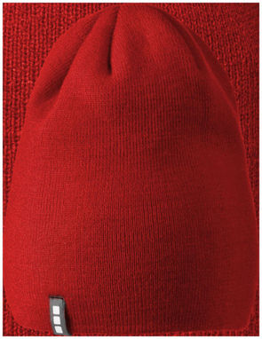 Лыжная шапочка Level, цвет красный - 11105303- Фото №4