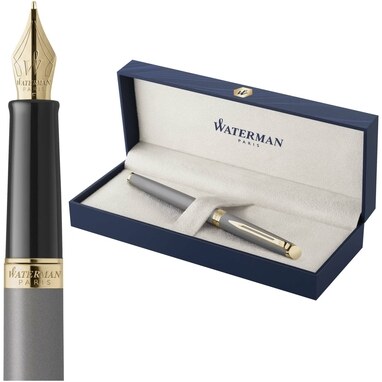 Перьевая ручка Waterman Hemisphere M серый - 10637482- Фото №6