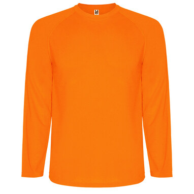 MONTECARLO L/S Лонгслив для занятий спортом оранжевый флюорисцентный  размер 16 - CA041529223- Фото №1