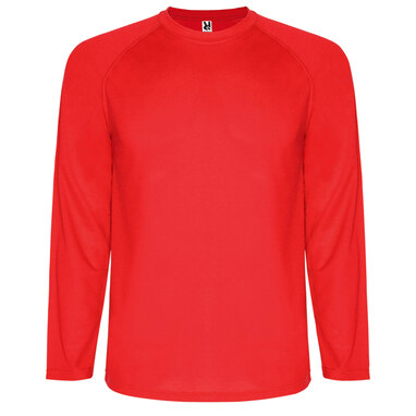 MONTECARLO L/S Лонгслив для занятий спортом красный  размер S - CA04150160- Фото №1
