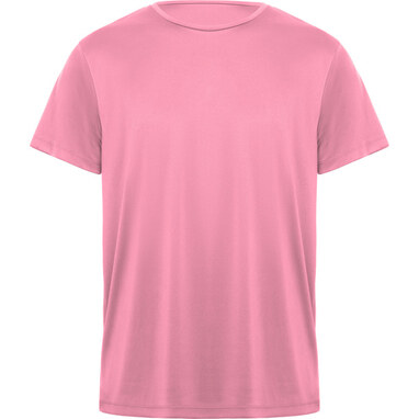 Дышащая футболка унисекс с коротким рукавом розовый  размер L - CA042003481- Фото №1