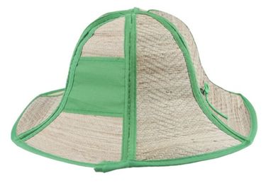 Шляпа соломенная, цвет зеленый - AP731397-07- Фото №1