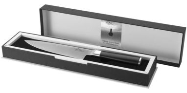 Поварской нож Finesse, цвет сплошной черный, серебряный - 11239500- Фото №1
