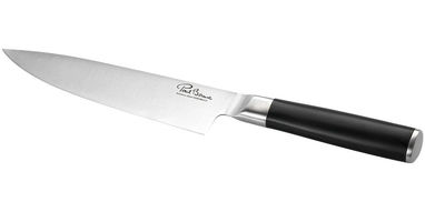 Кухарський ніж Finesse, колір суцільний чорний, срібний - 11239500- Фото №3