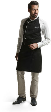 Фартух шеф-кухаря, колір суцільний чорний - 11250700- Фото №3