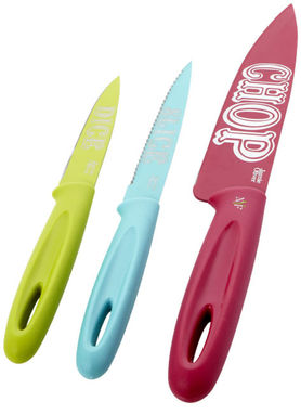 Набор ножей Funky, цвет многоцветный - 11253700- Фото №2