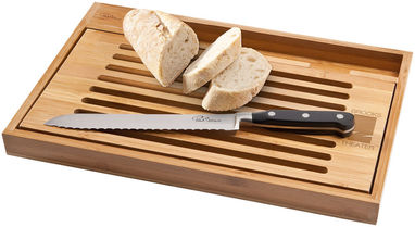 Разделочная доска Bistro с ножом для хлеба, цвет дерево - 11256500- Фото №2