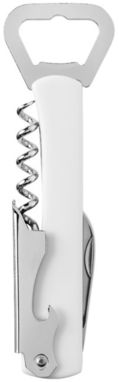 Відкривачка для пляшок зі штопором Milo, колір білий, срібний - 11259901- Фото №4