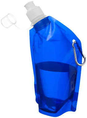 Минифляга для воды Cabo, цвет синий прозрачный - 11260400- Фото №4