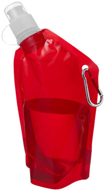Минифляга для воды Cabo, цвет красный прозрачный - 11260401- Фото №1