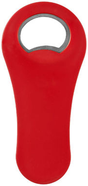 Магнітна відкривачка для пляшок Rally, колір червоний - 11260802- Фото №4