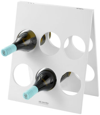 Стеллаж для вина Westwood, цвет белый - 11263500- Фото №1