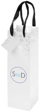 Подарунковий пакет Vixen для вина і шампанського, колір білий, сірий - 11264300- Фото №2