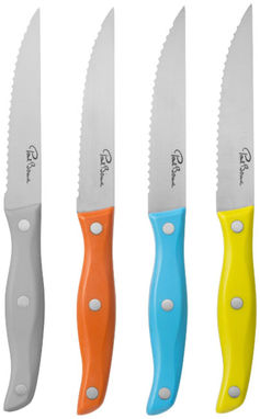 Набір з 4-х ножів для стейків, колір багатобарвний - 11265300- Фото №2