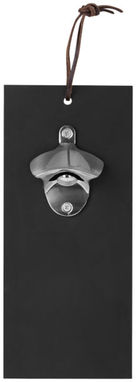 Открывалка Fero, цвет сплошной черный, серебряный - 11283800- Фото №4