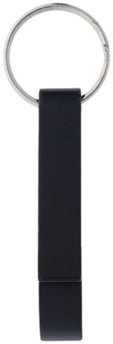 Брелок-открывалка Tao, цвет сплошной черный - 11801800- Фото №3