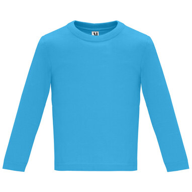 BABY L/S Футболка для малыша с длинным рукавом бирюзовый  размер 6 MESES - CA72033512- Фото №1