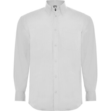 AIFOS L/S Сорочка чоловіча з довгим рукавом та кишенею білий  розмір L - CM55040301- Фото №1