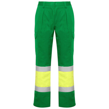 Зимові штани підвищеної видимості з кількома кишенями garden green, fluor yellow  розмір 38 - HV93015552221- Фото №1