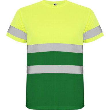 Технічна футболка підвищеної видимості з короткими рукавами garden green, fluor yellow  розмір S - HV93100152221- Фото №1
