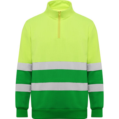 Світловідбиваючий светр з високим коміром garden green, fluor yellow  розмір L - HV93140352221- Фото №1