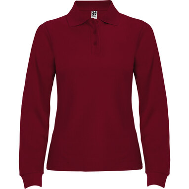 ESTRELLA WOMAN L/S Сорочка-поло з довгим рукавом гранатовий  розмір L - PO66360357- Фото №1