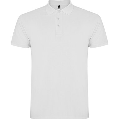 STAR Мужская футболка-поло с коротким рукавом белый  размер S - PO66380101- Фото №1