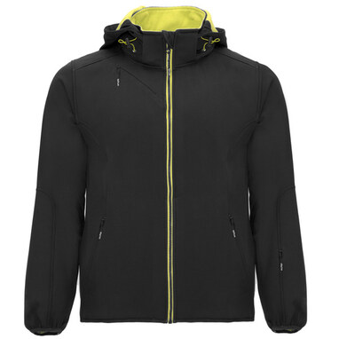 Двухслойная спортивная куртка SoftShell черный  размер 3XL - SS64280602- Фото №1