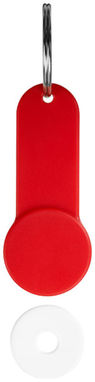 Брелок-тримач для монет Shoppy, колір червоний - 11809402- Фото №6