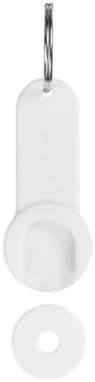 Брелок-тримач для монет Shoppy, колір білий - 11809404- Фото №5