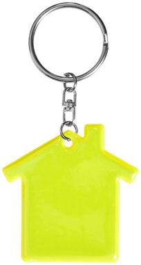 Брелок у формі будинку, колір неоново-жовтий - 11809800- Фото №3